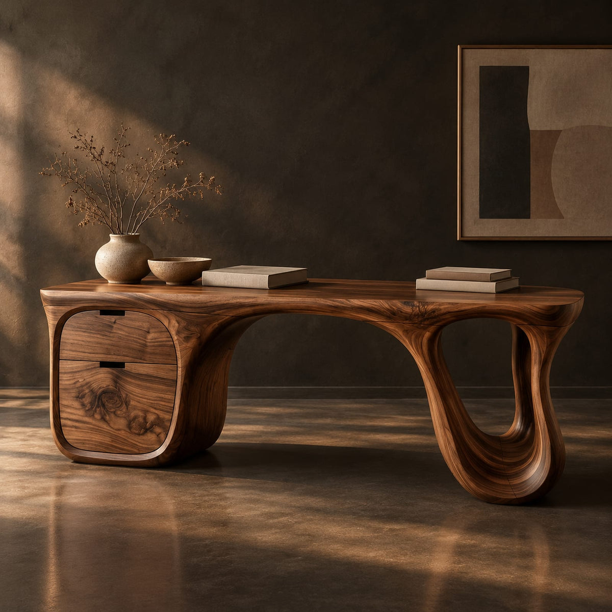 Natural wood grain detail