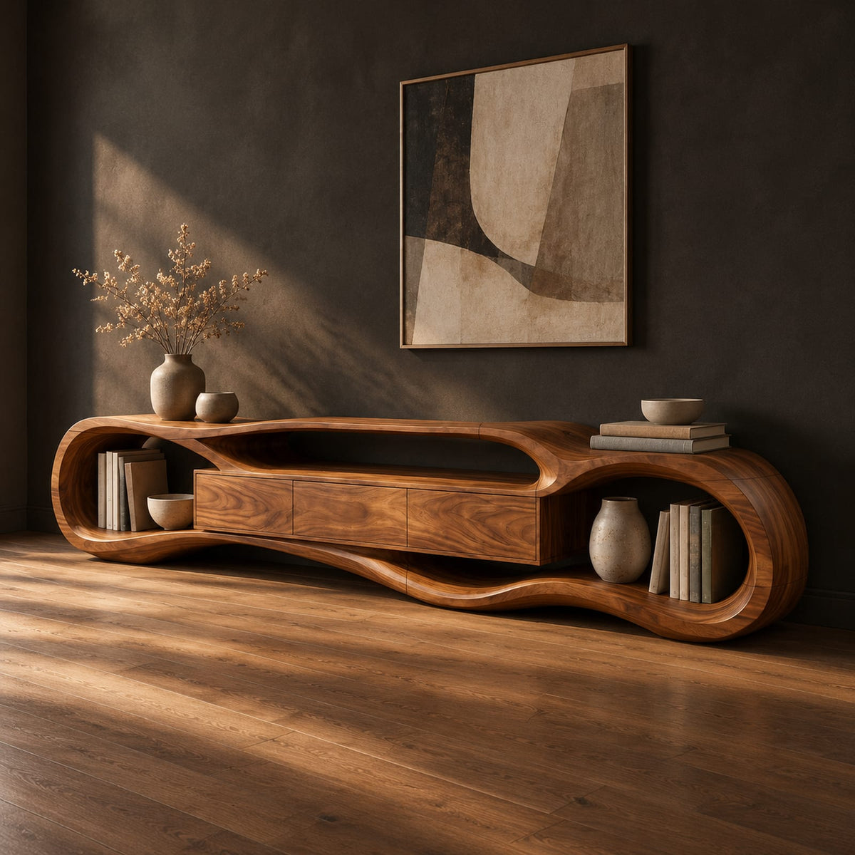 Natural wood grain detail