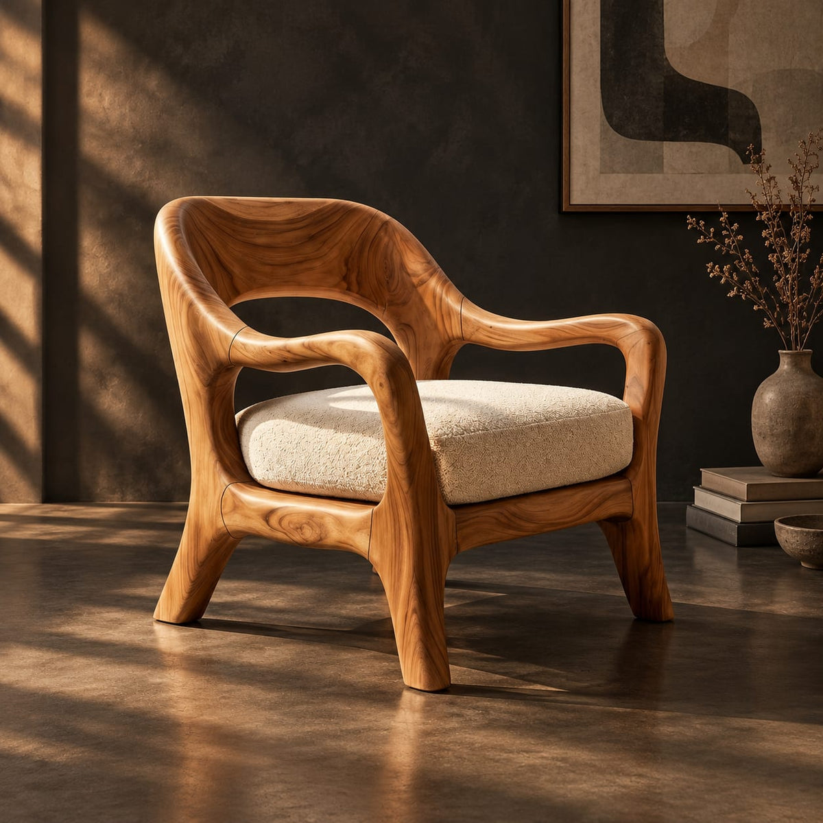 Natural wood grain detail