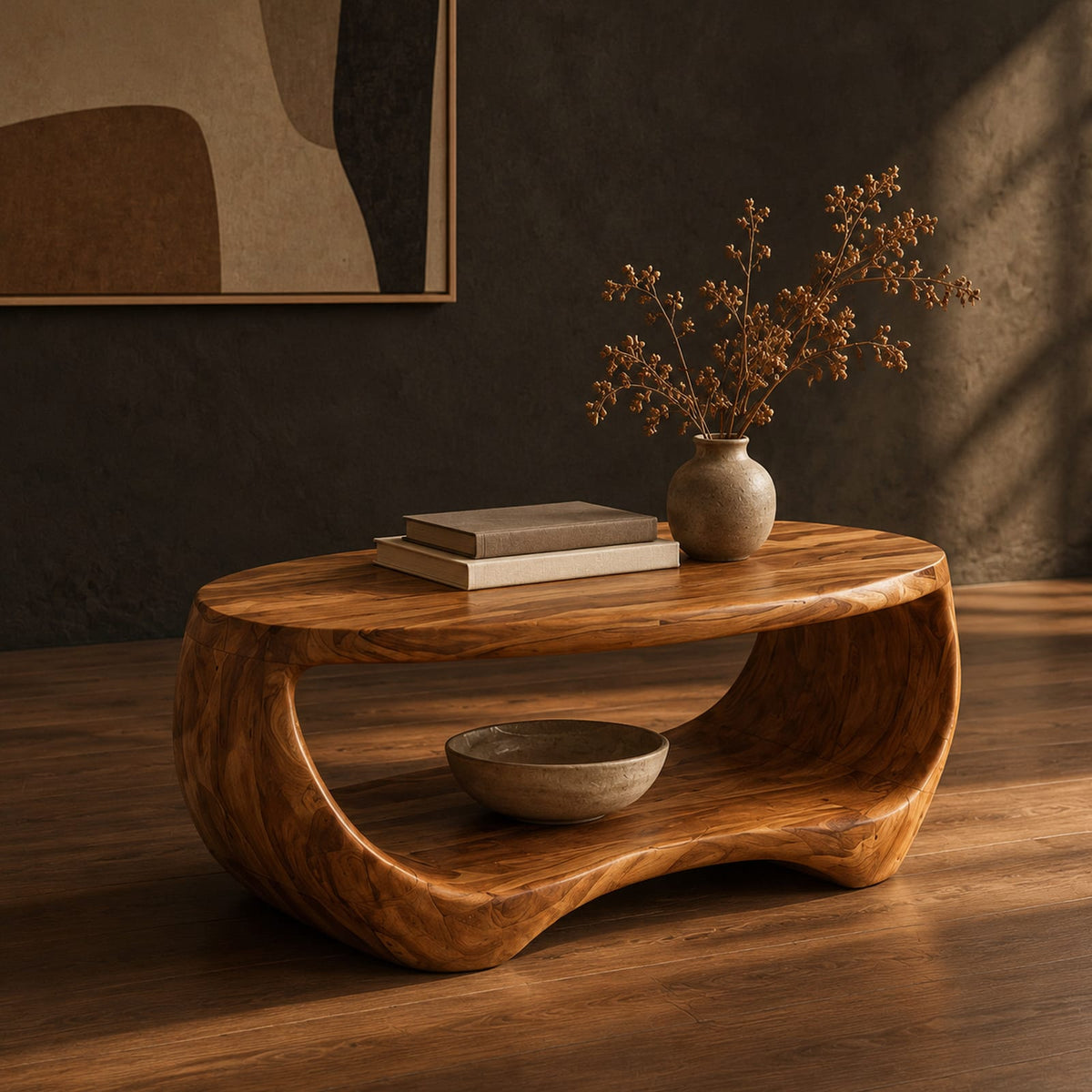 Natural wood grain detail