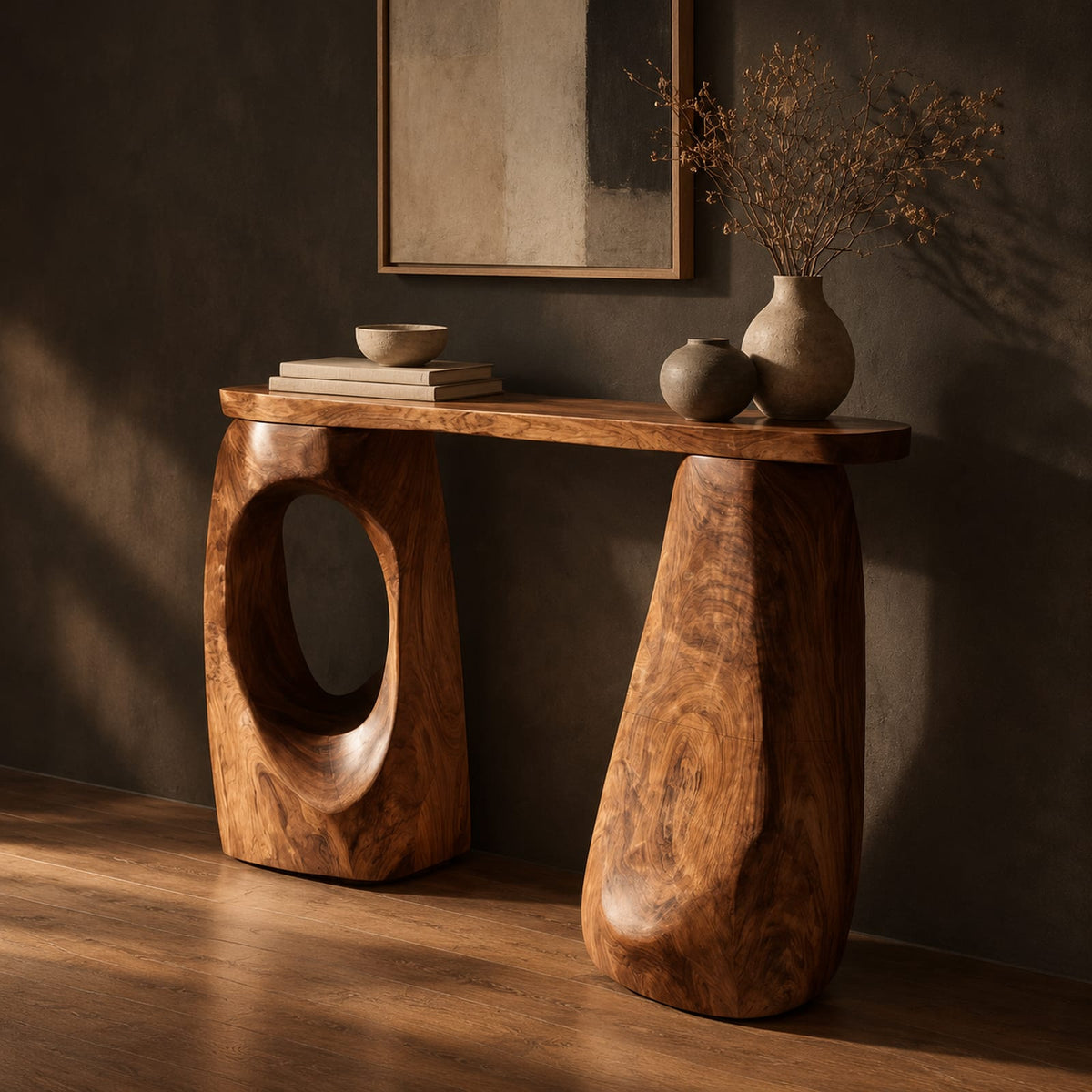 Natural wood grain detail