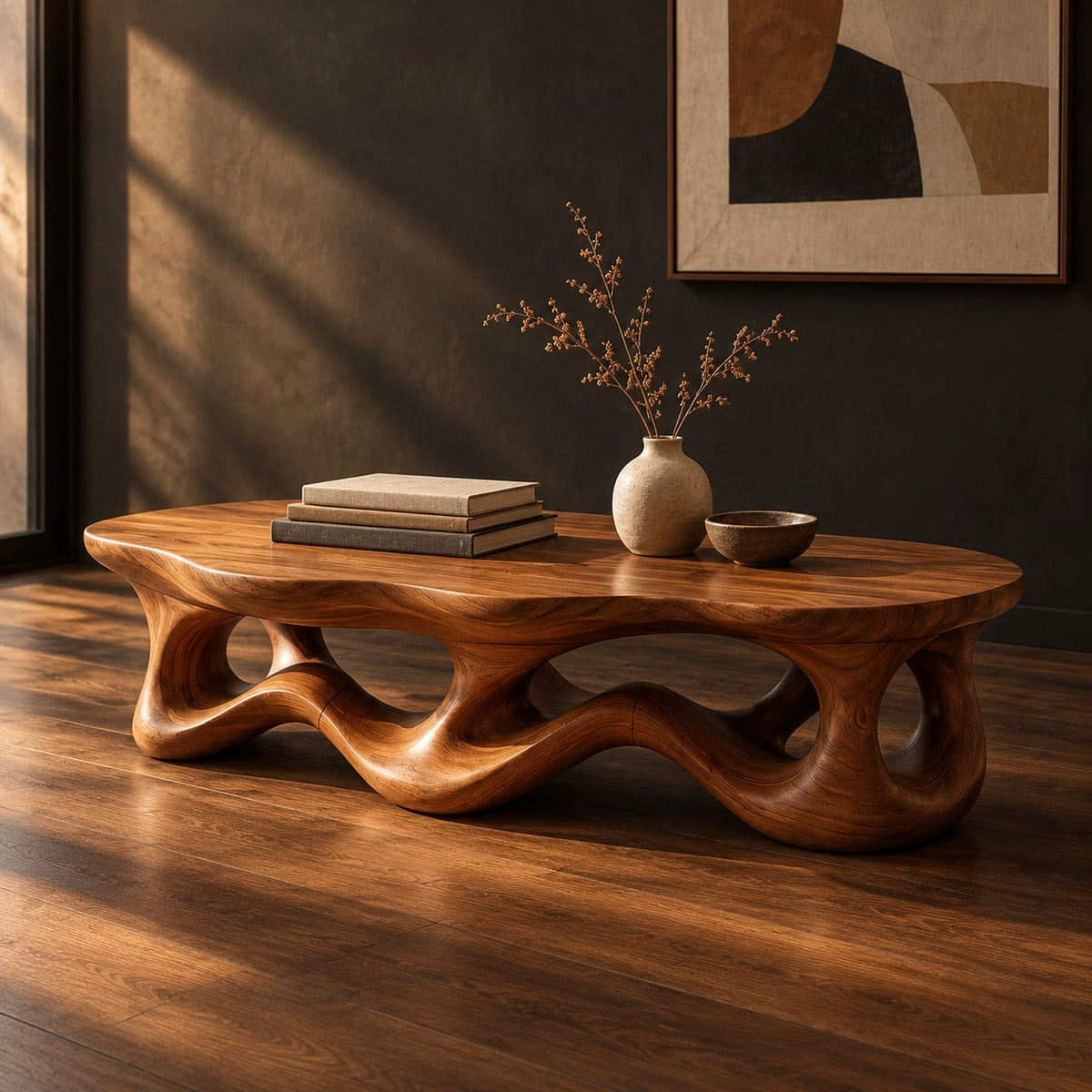 Natural wood grain detail