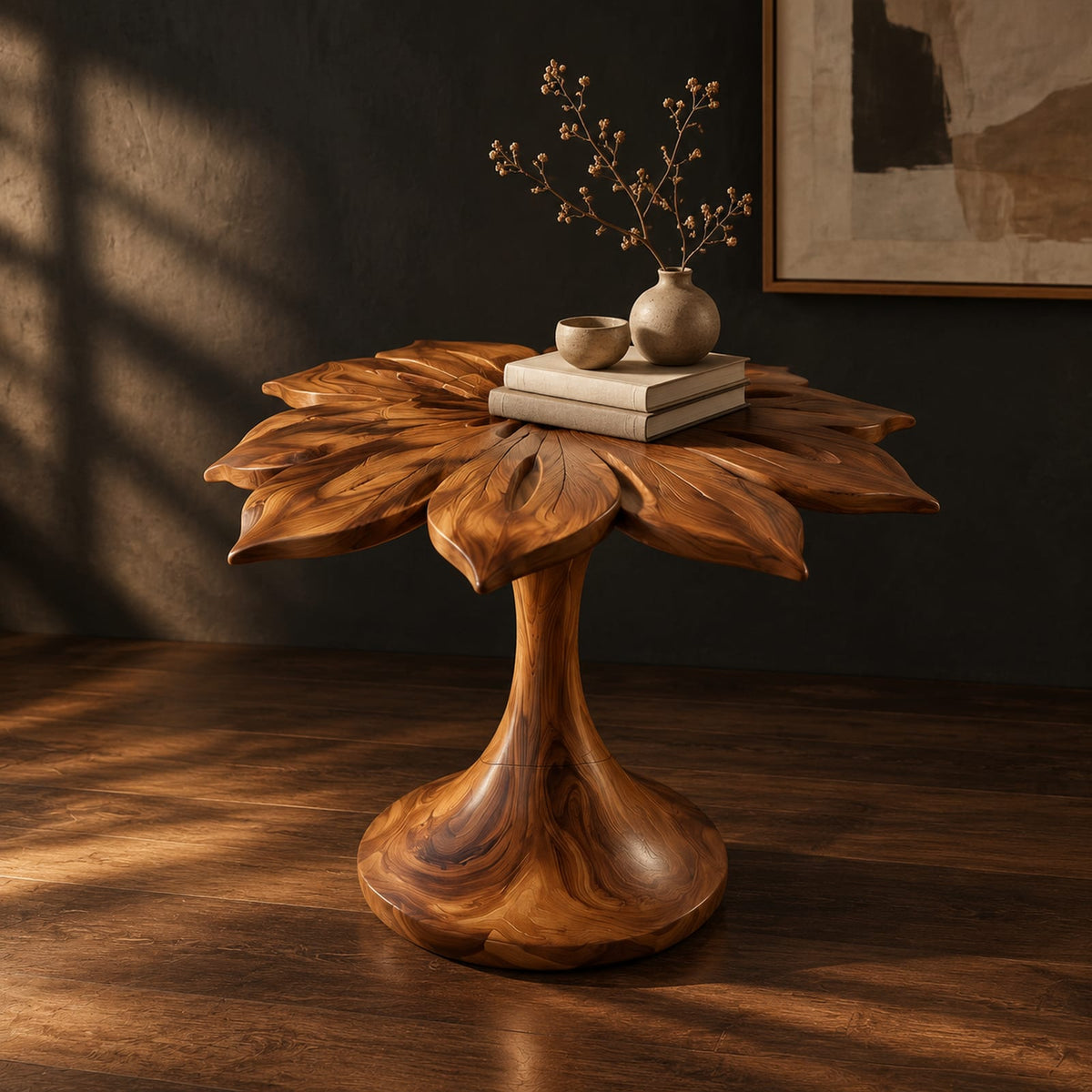 Natural wood grain detail