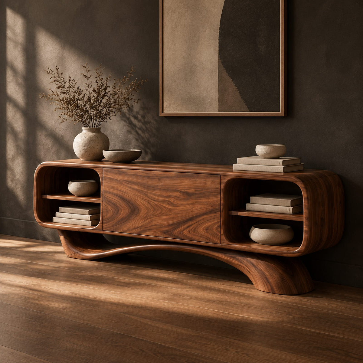 Natural wood grain detail