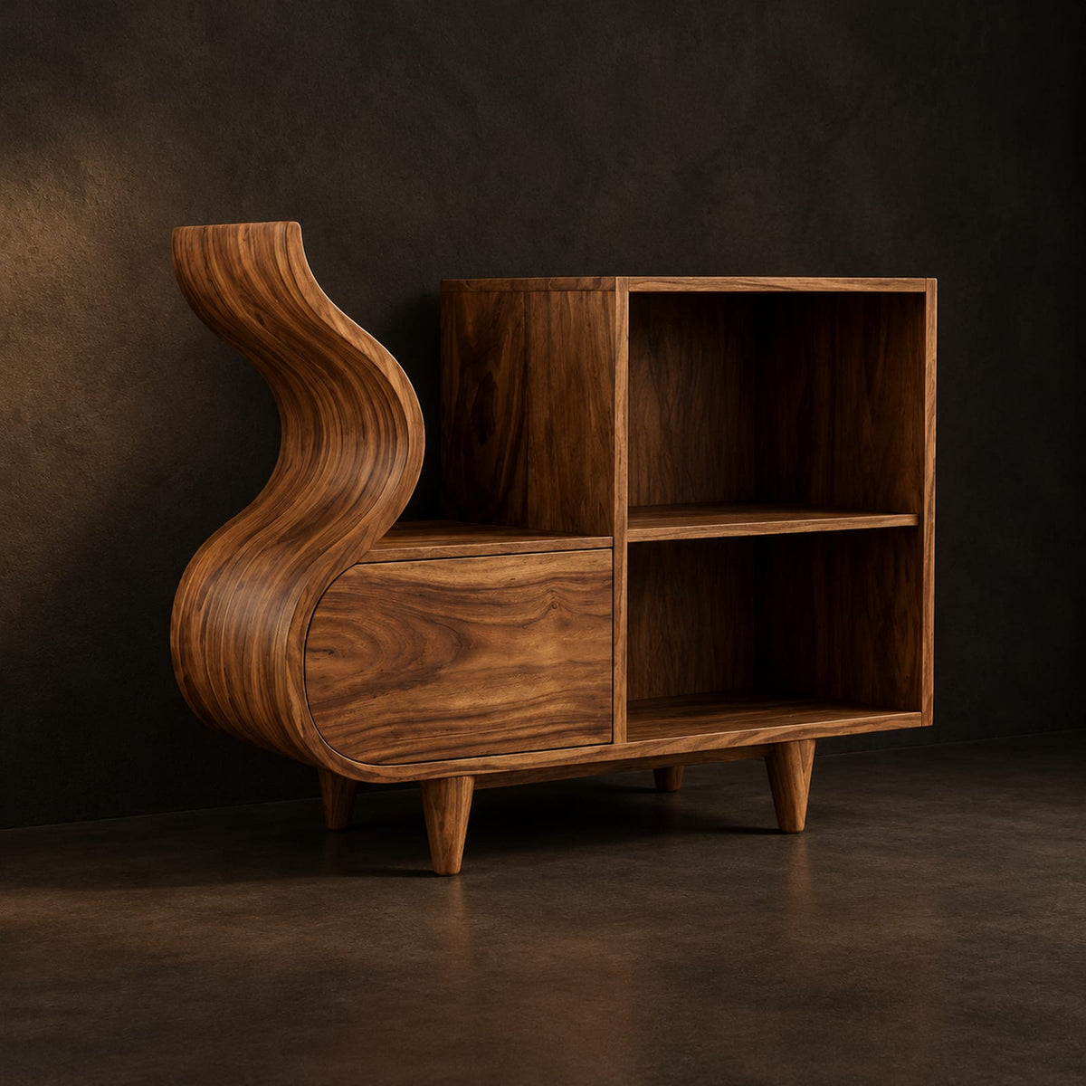 Natural wood grain detail