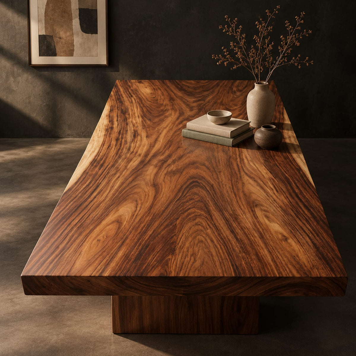 Natural wood grain detail
