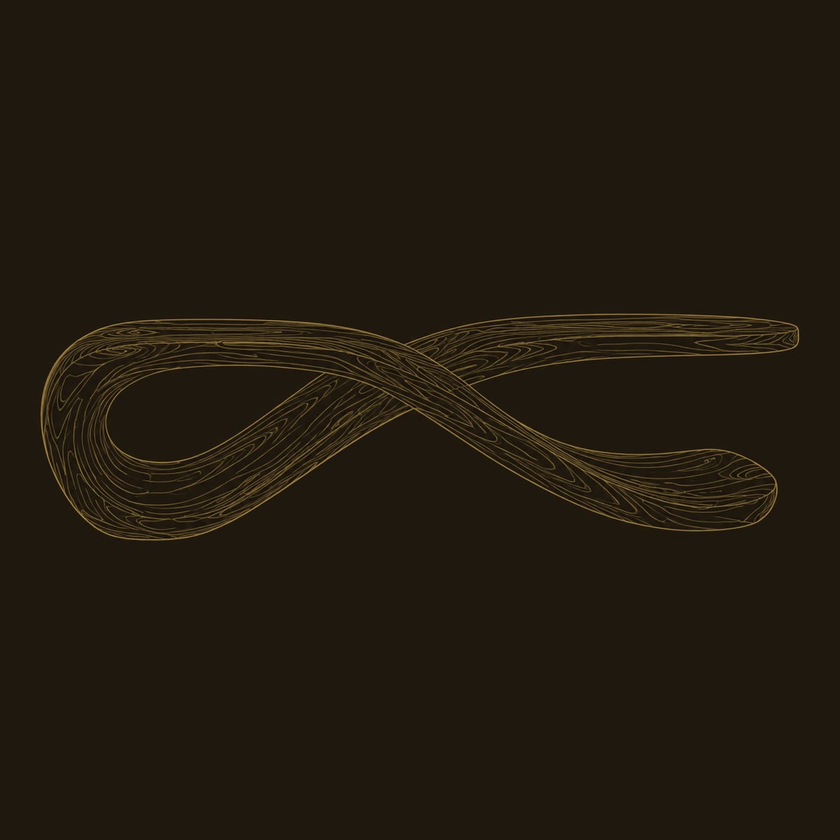 Ribbon Bench With Looping Base And Long Flat Top dimension diagram
