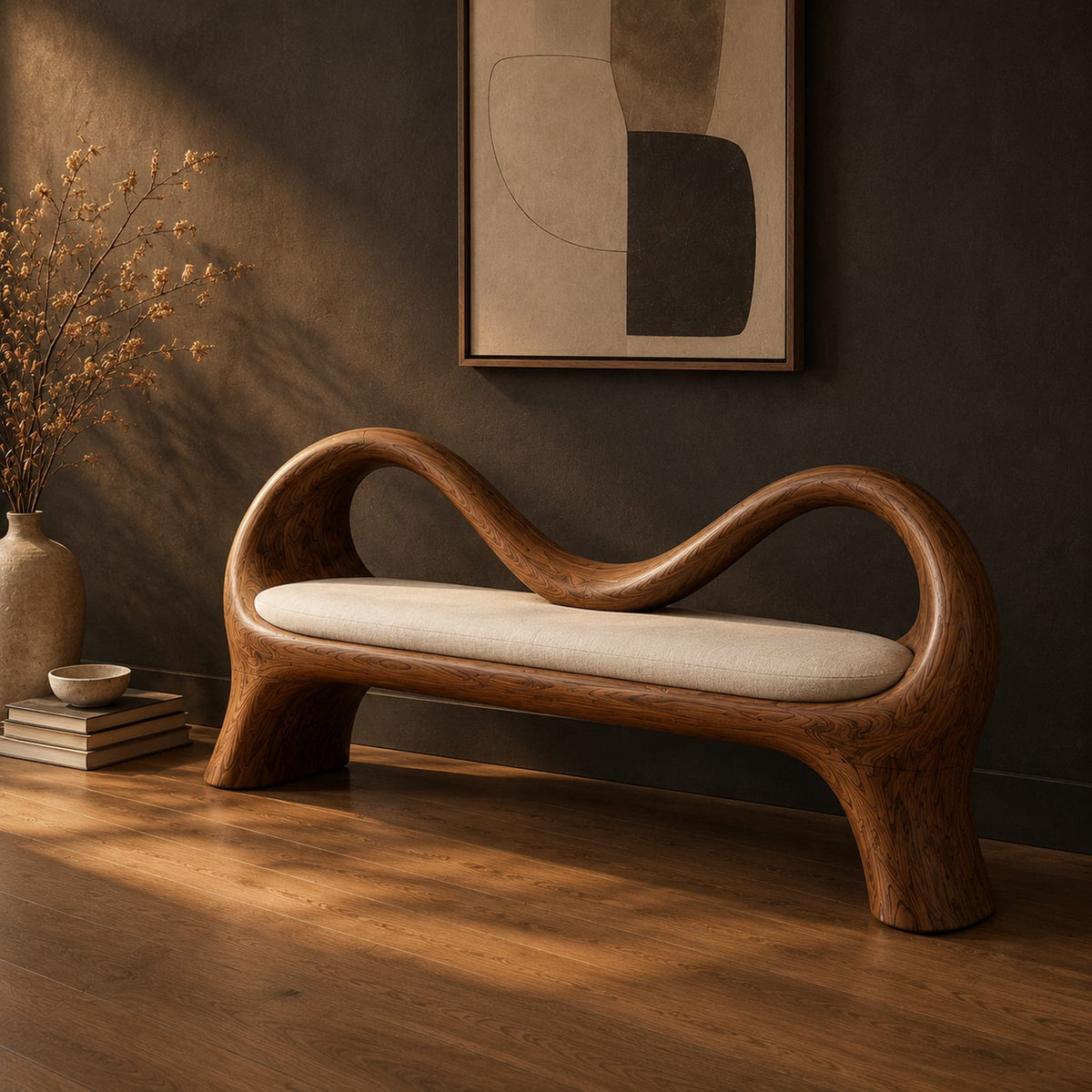 Natural wood grain detail