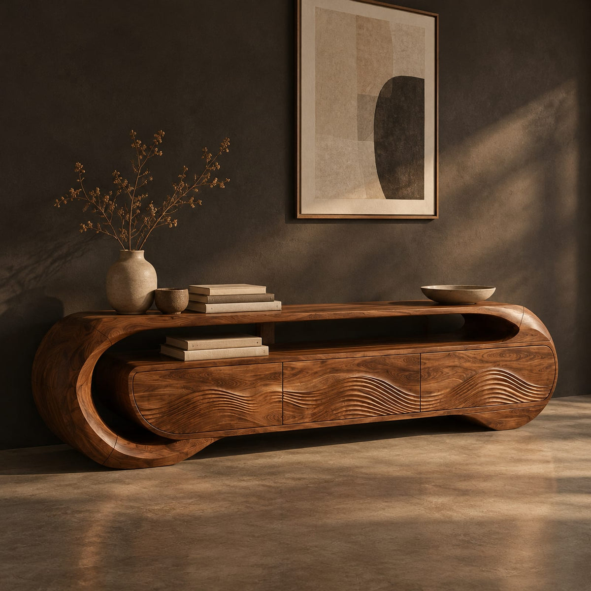 Natural wood grain detail