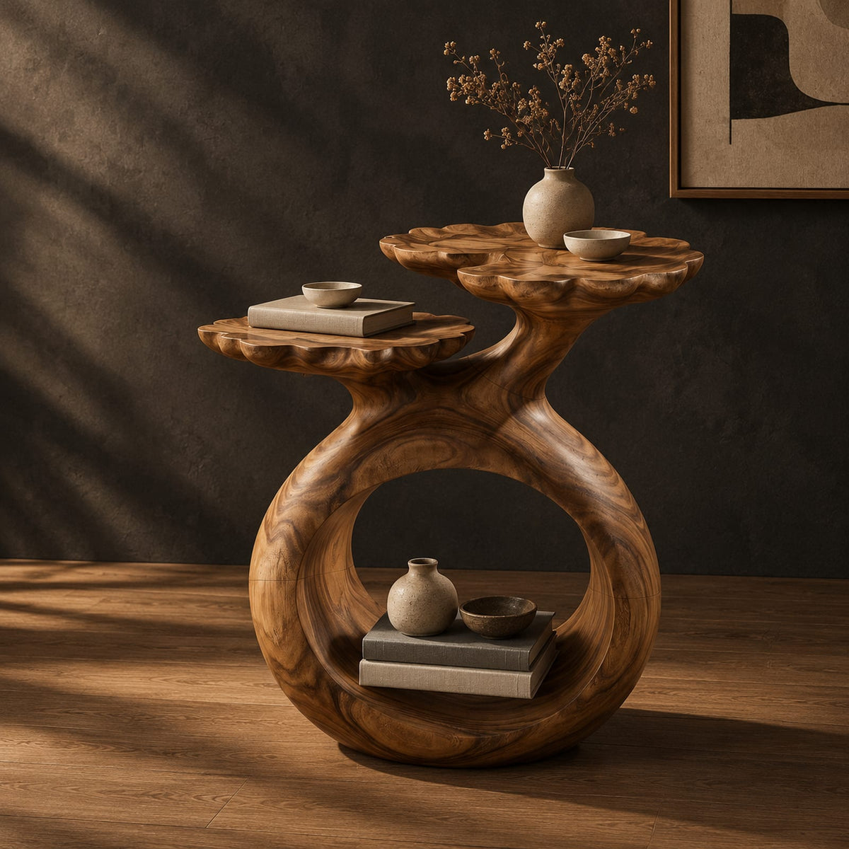 Natural wood grain detail