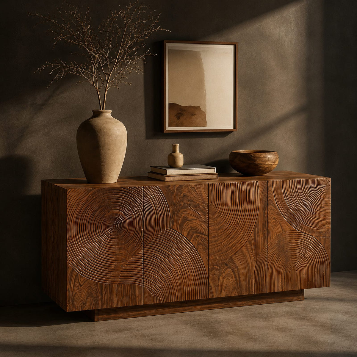 Natural wood grain detail