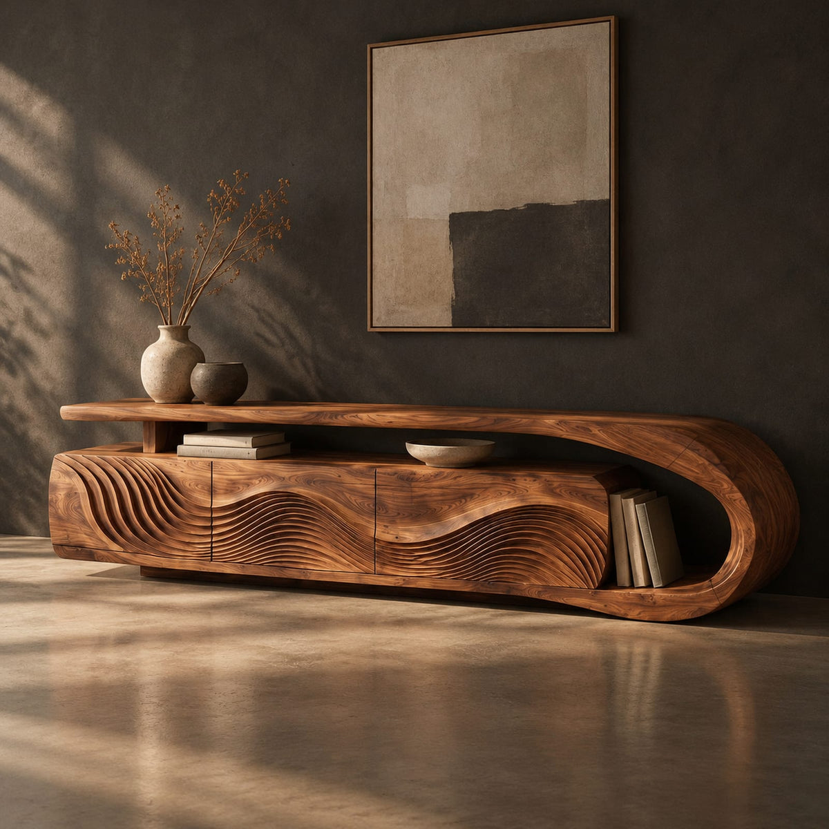 Natural wood grain detail