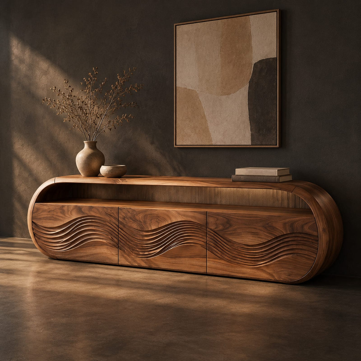 Natural wood grain detail