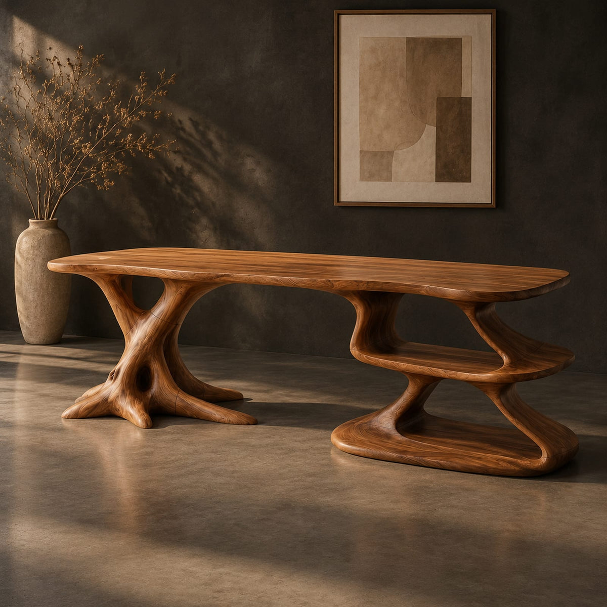Natural wood grain detail