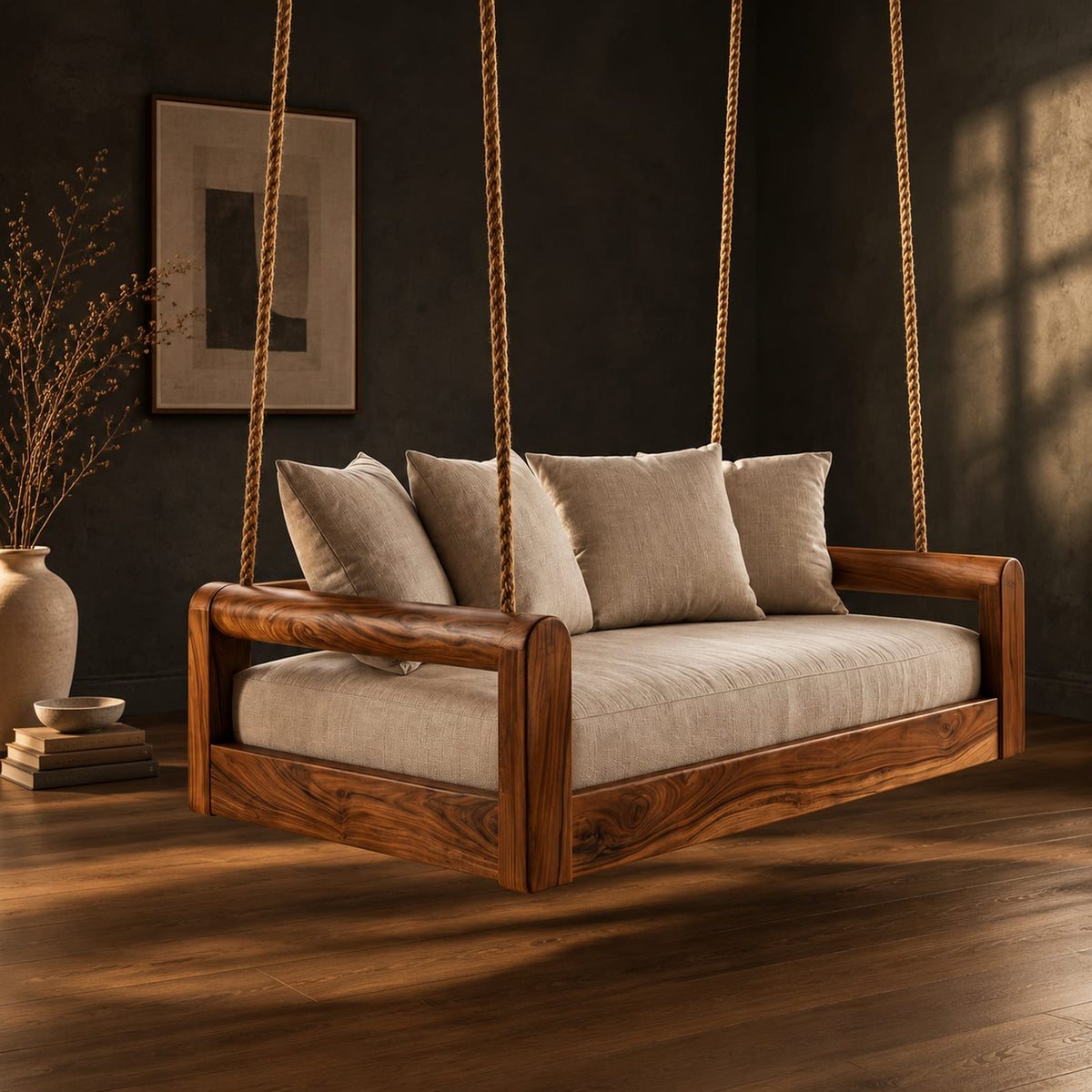 Natural wood grain detail