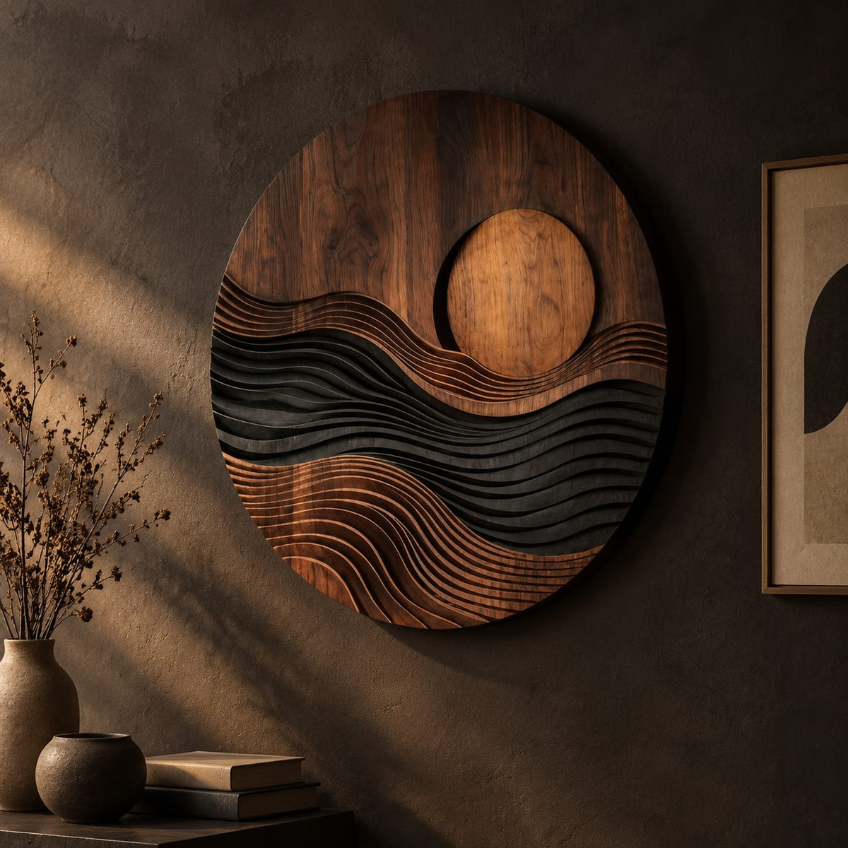 Natural wood grain detail
