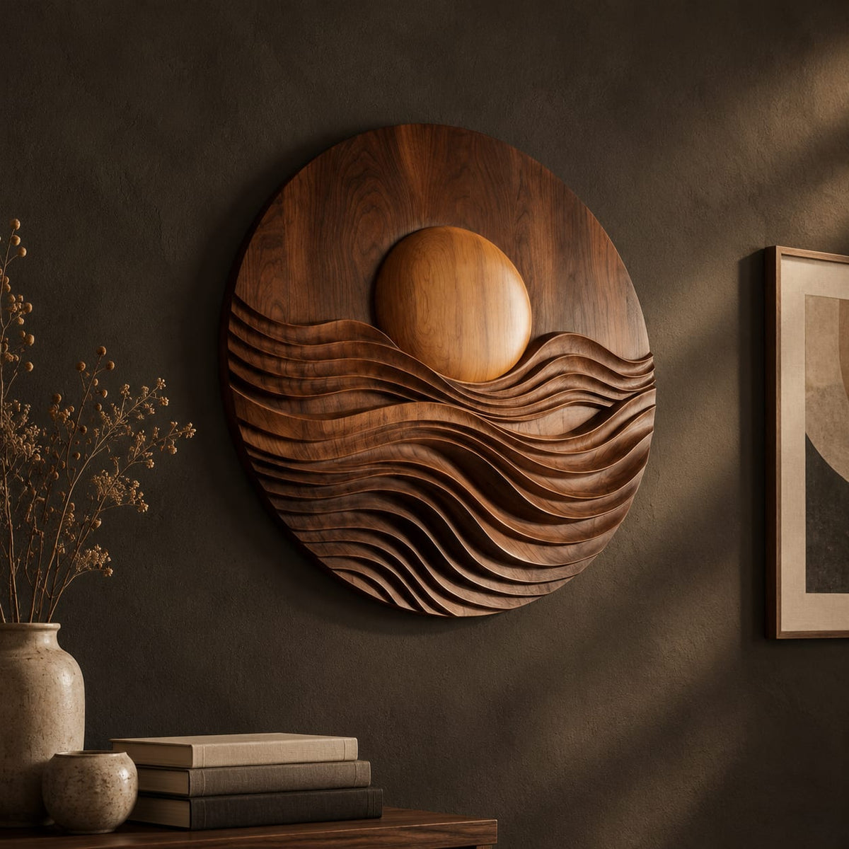 Natural wood grain detail