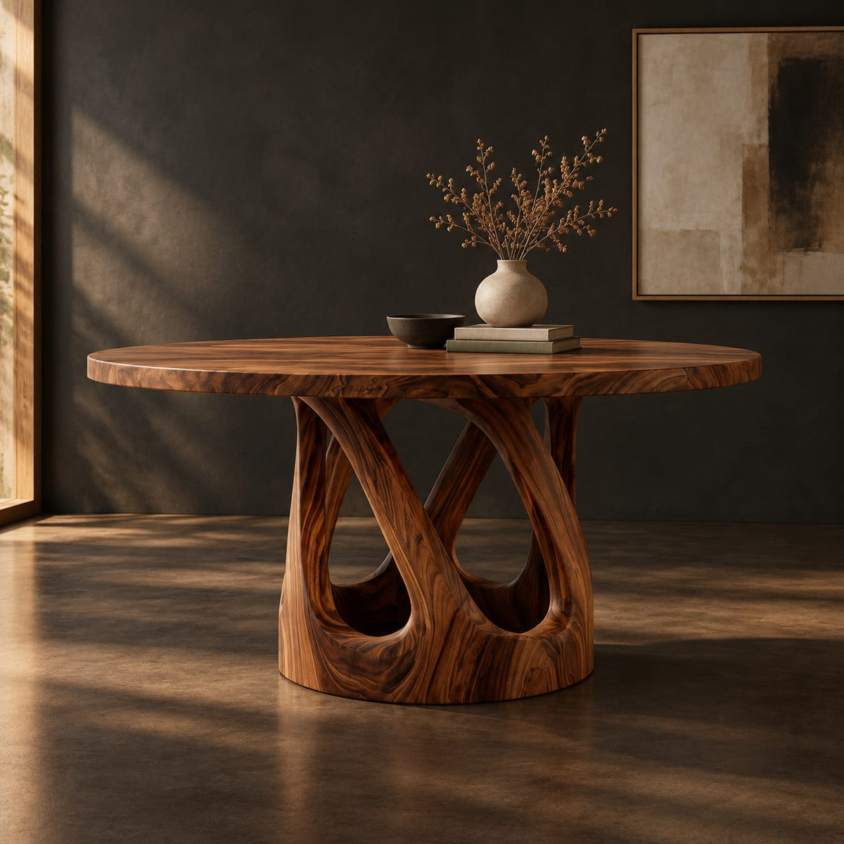 Natural wood grain detail