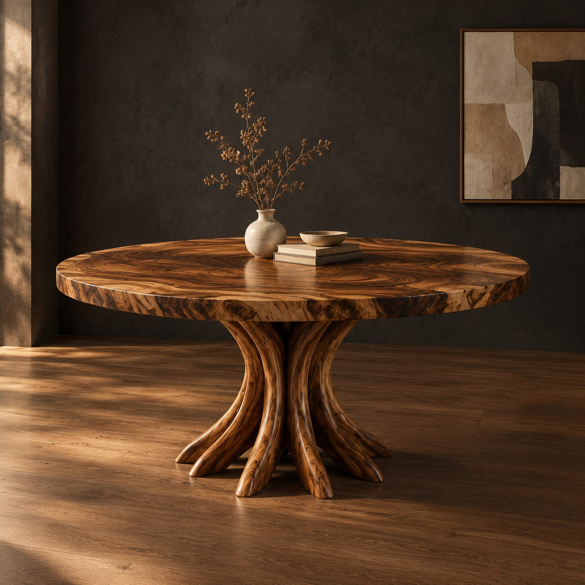 Natural wood grain detail