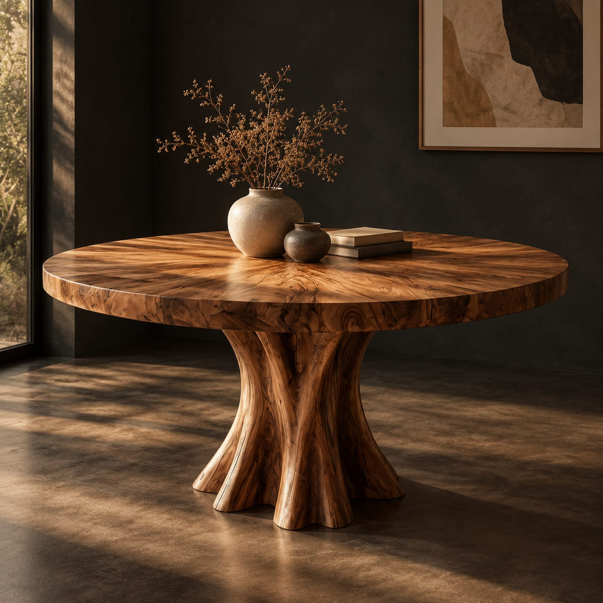 Natural wood grain detail