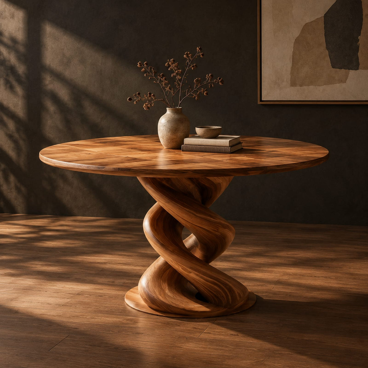 Natural wood grain detail