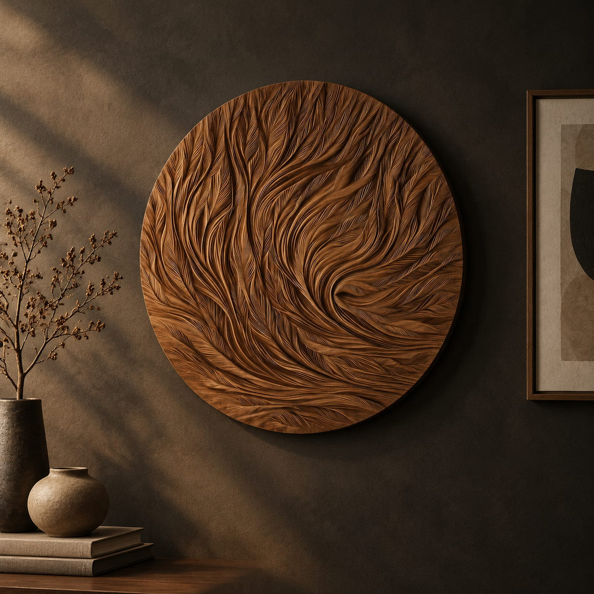 Natural wood grain detail