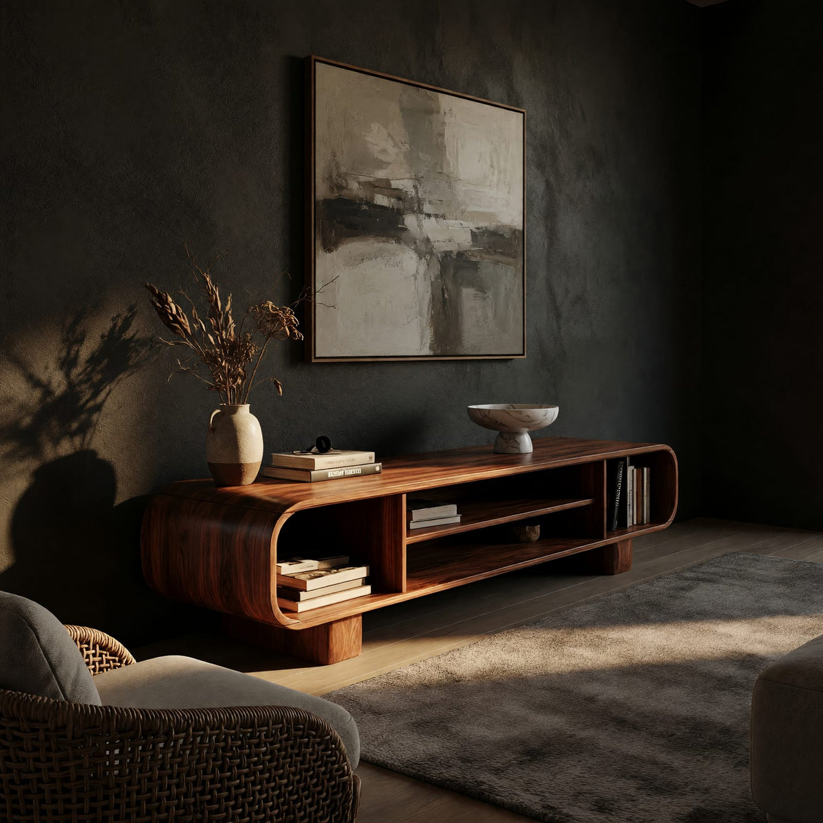 Natural wood grain detail