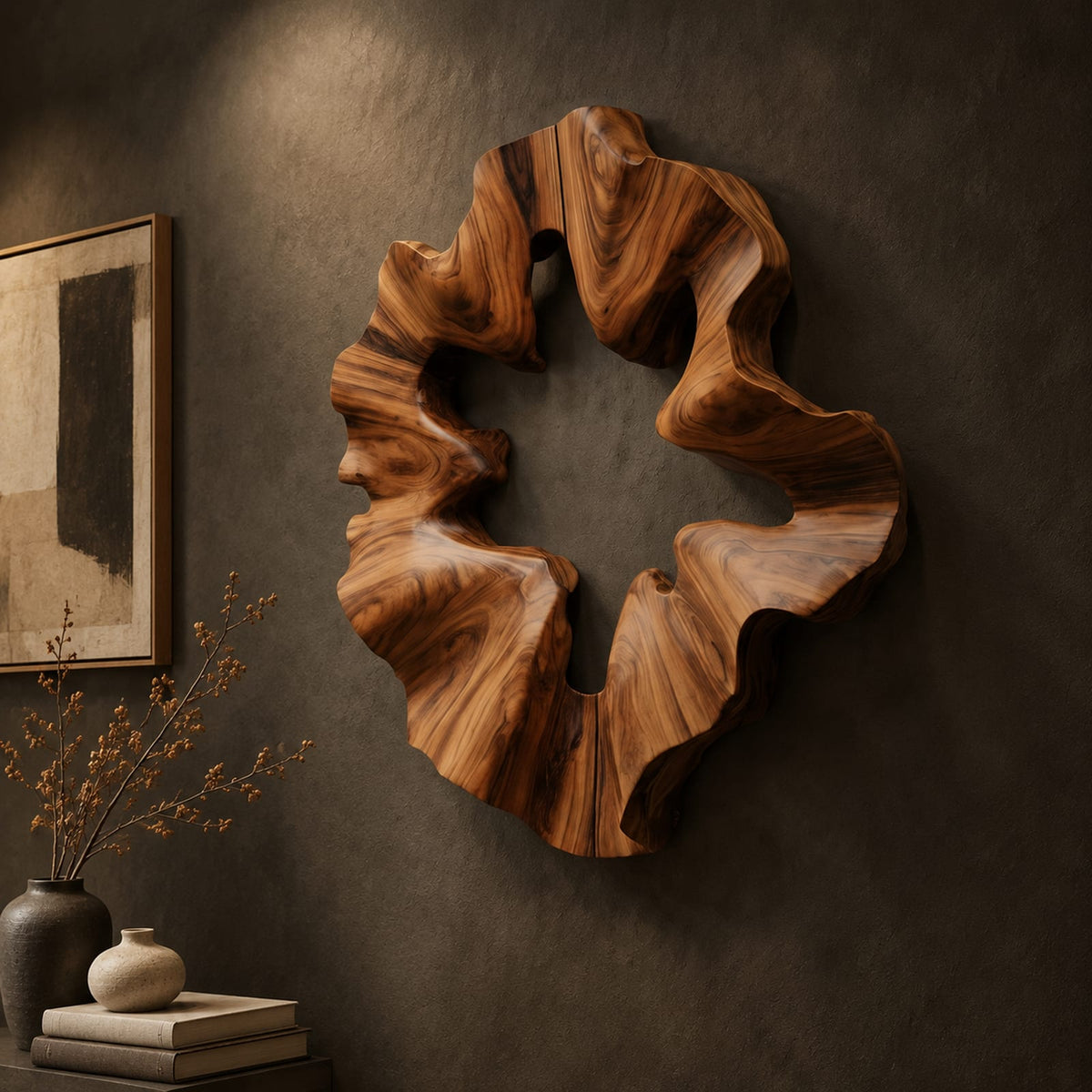 Natural wood grain detail