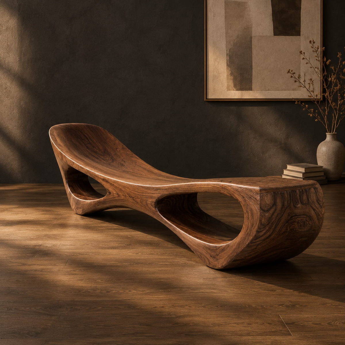Natural wood grain detail