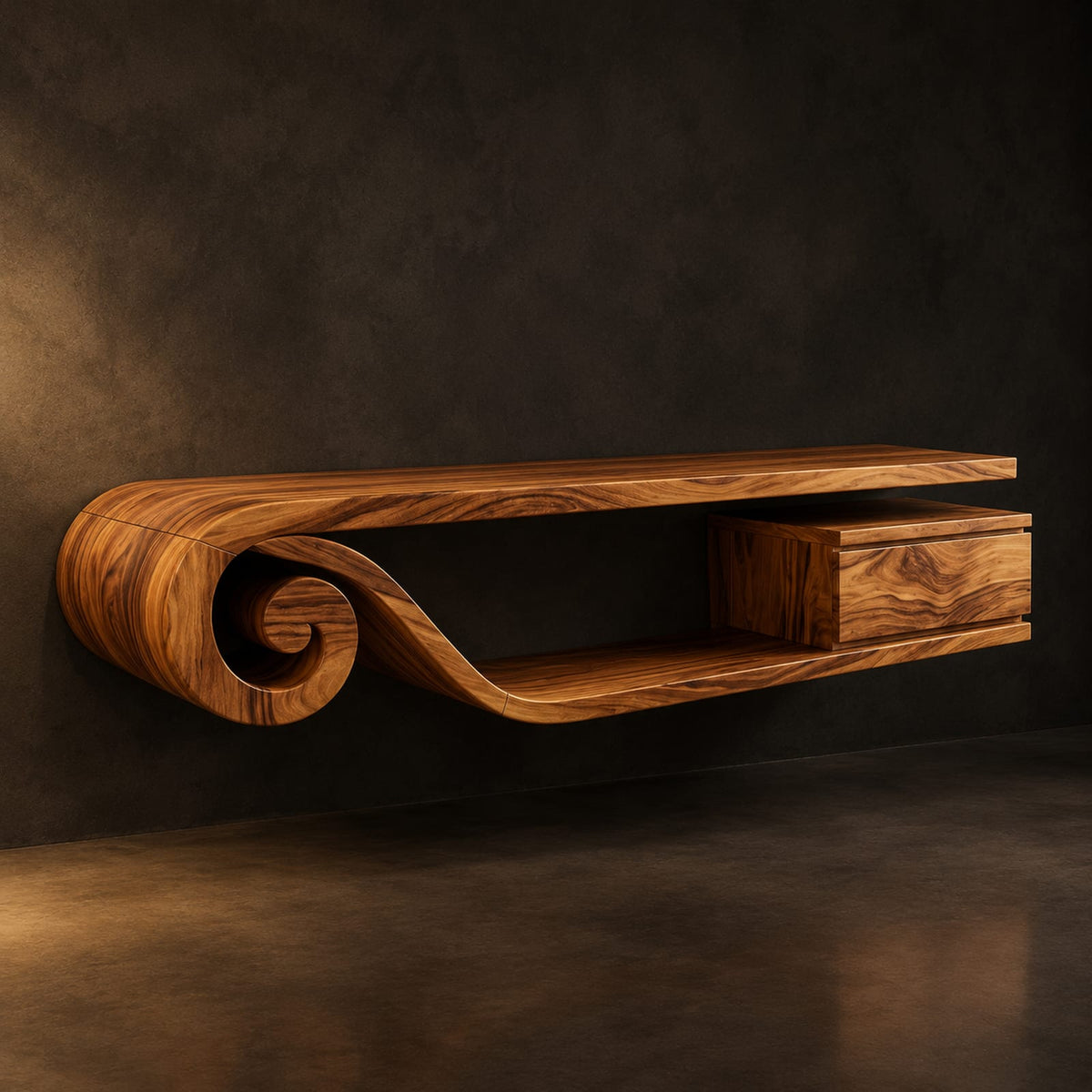Natural wood grain detail