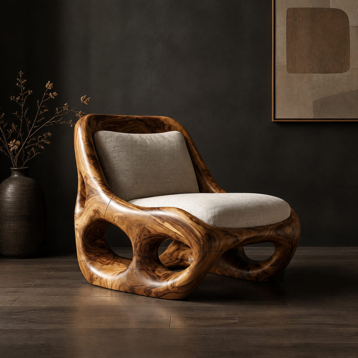 Natural wood grain detail