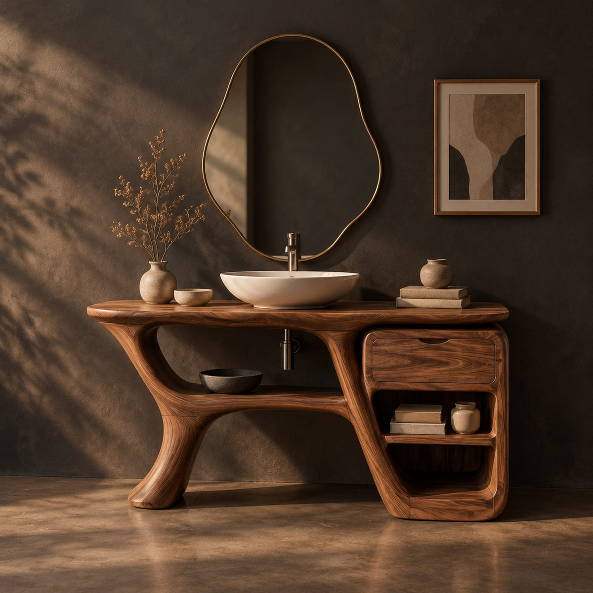 Natural wood grain detail