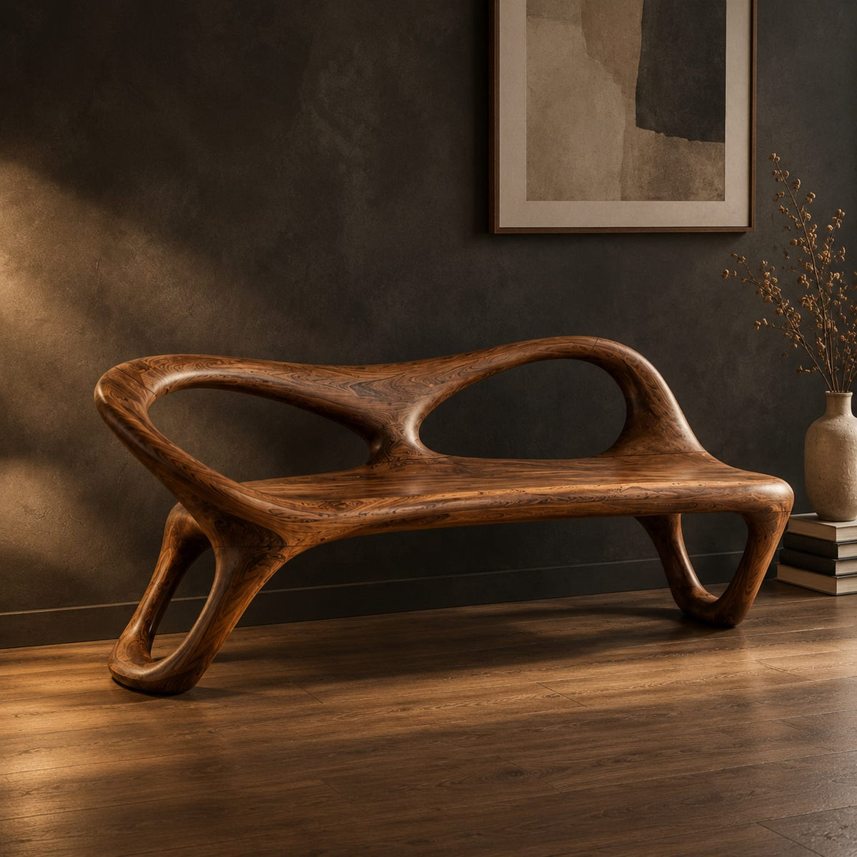 Natural wood grain detail