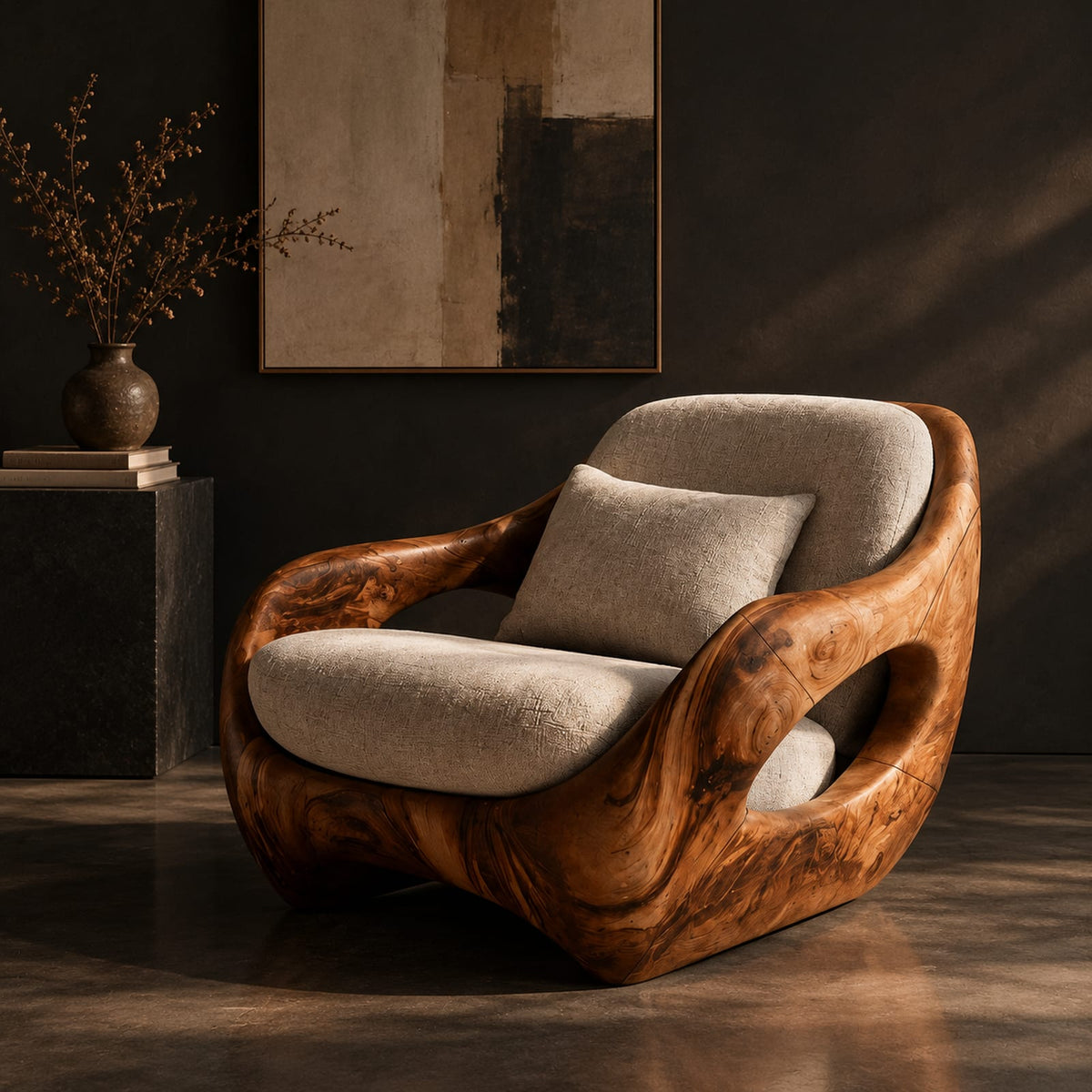 Natural wood grain detail