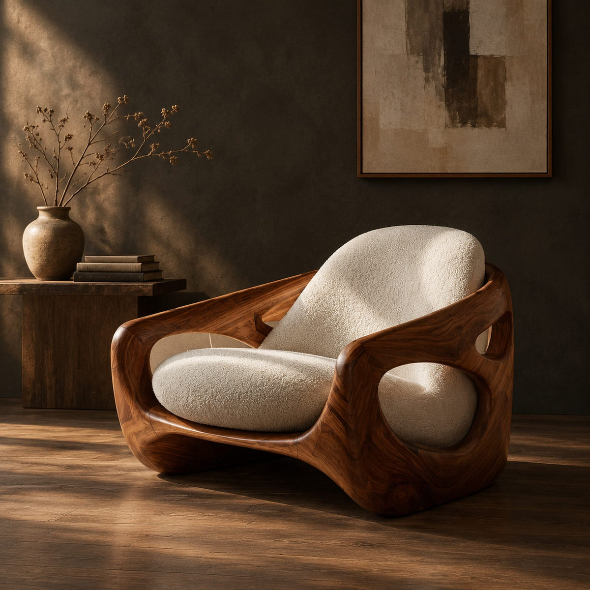 Natural wood grain detail