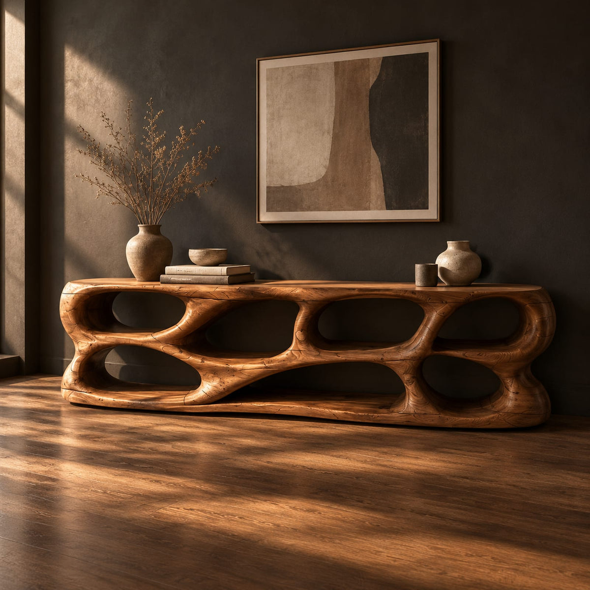 Natural wood grain detail