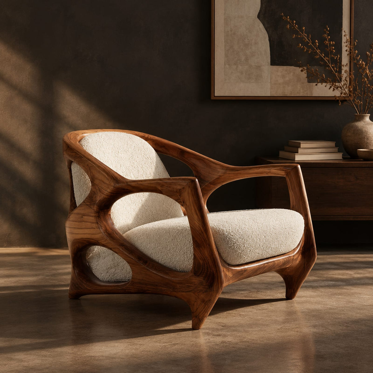 Natural wood grain detail