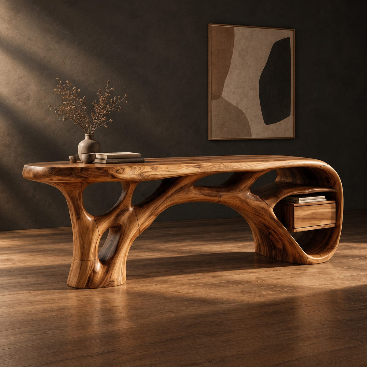 Natural wood grain detail