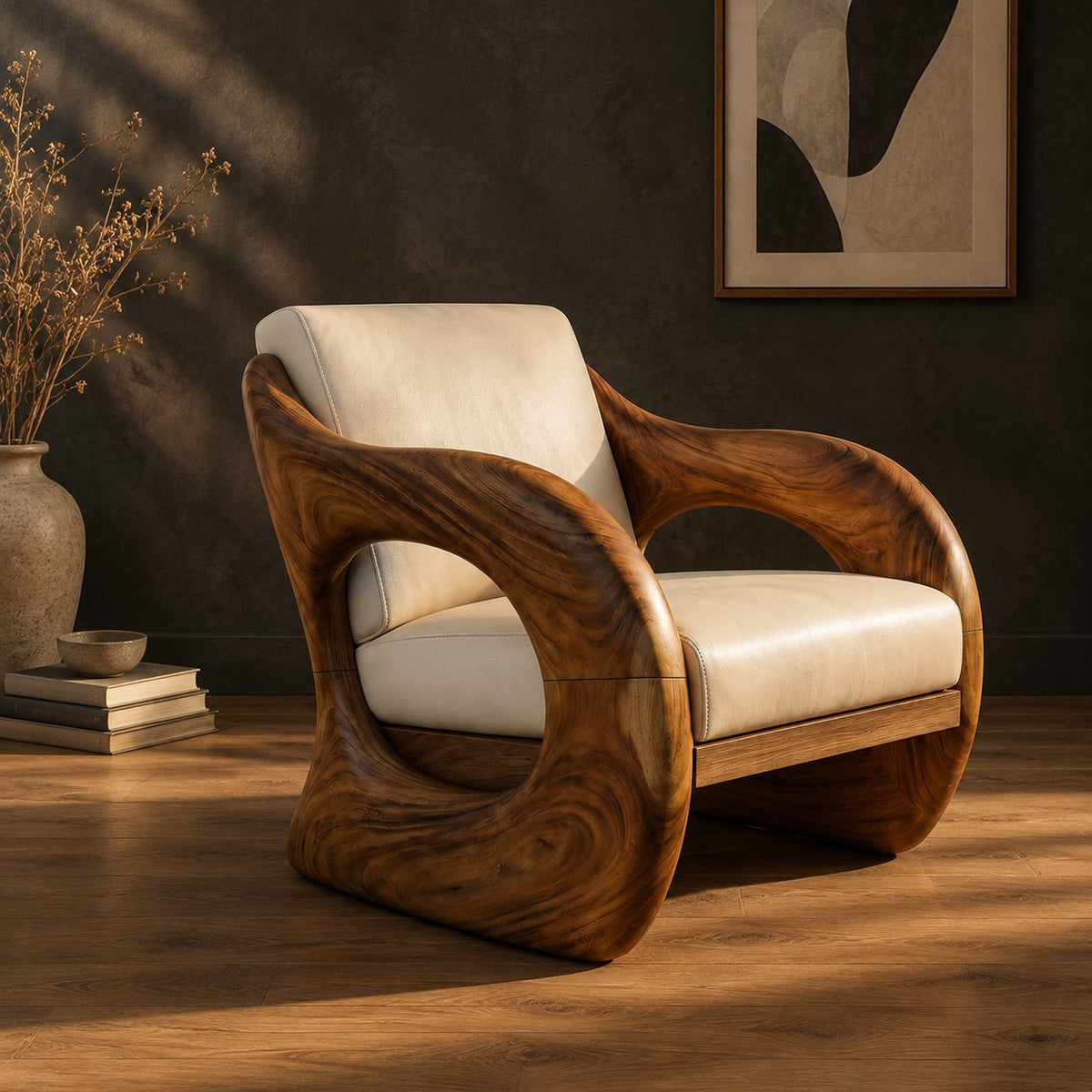 Natural wood grain detail