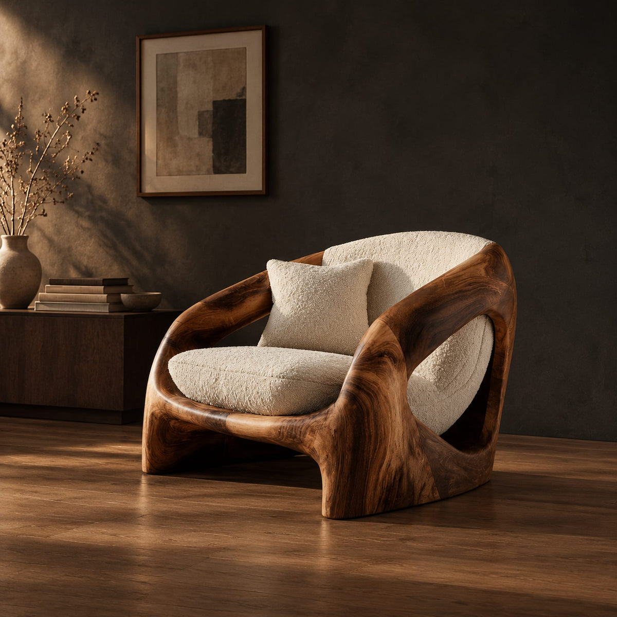 Natural wood grain detail