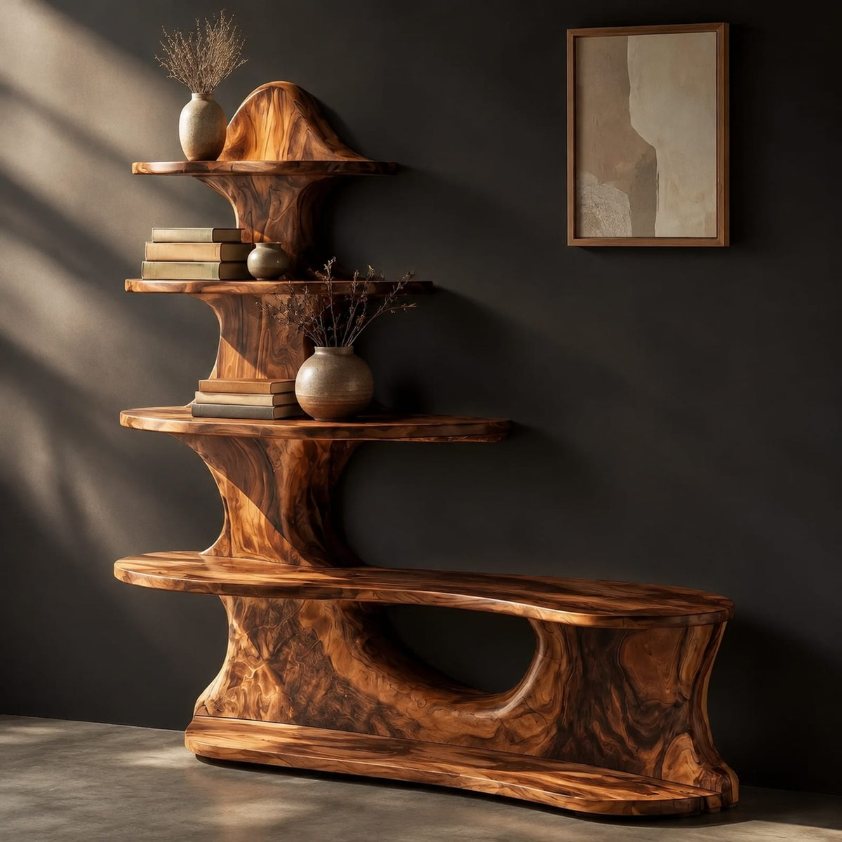 Natural wood grain detail