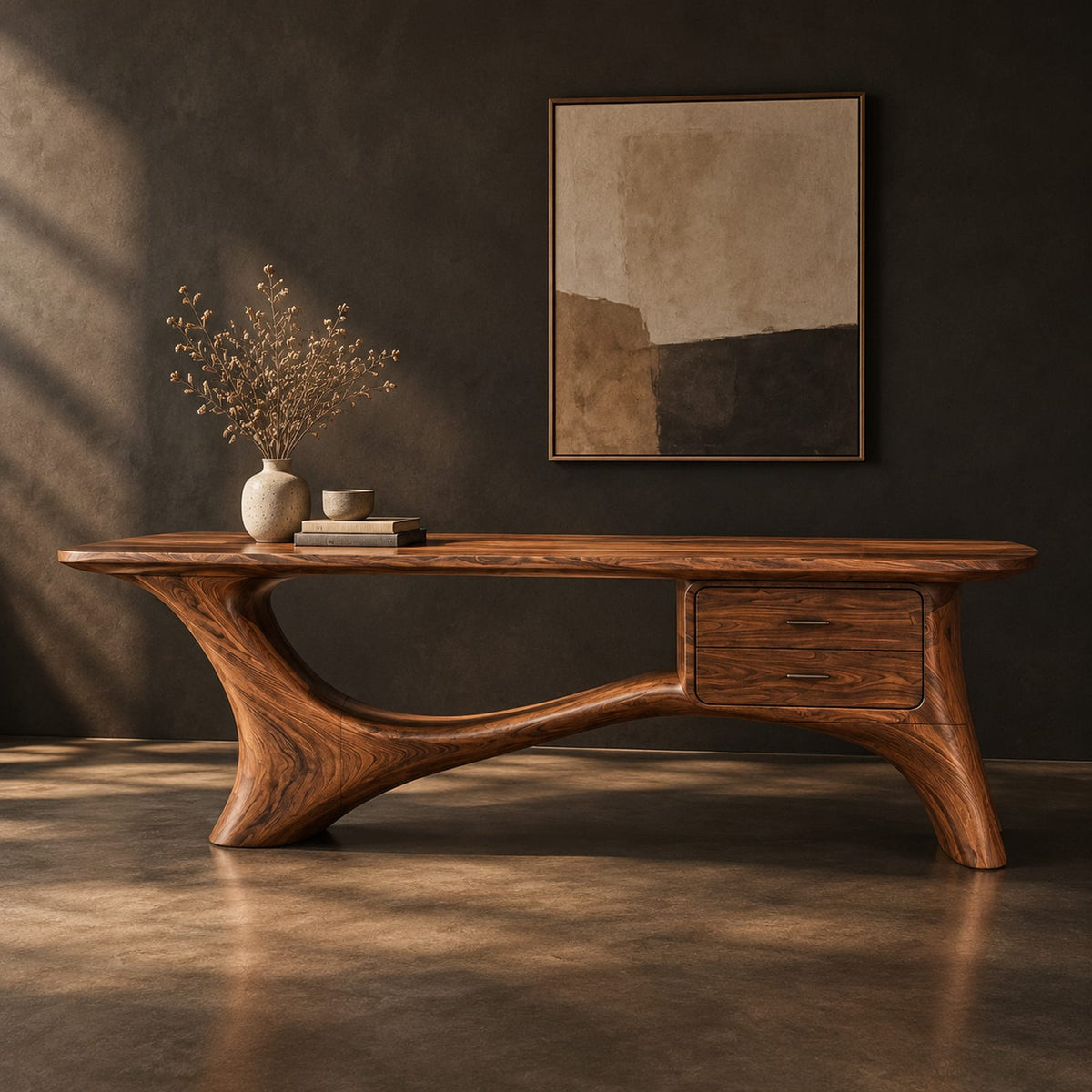 Natural wood grain detail