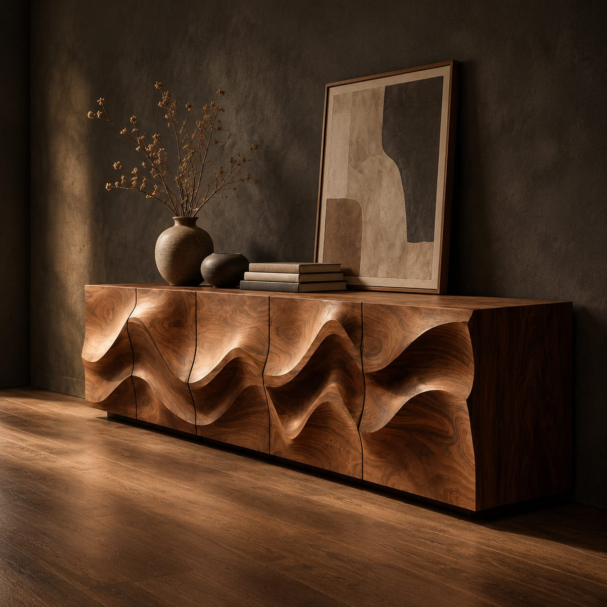 Natural wood grain detail