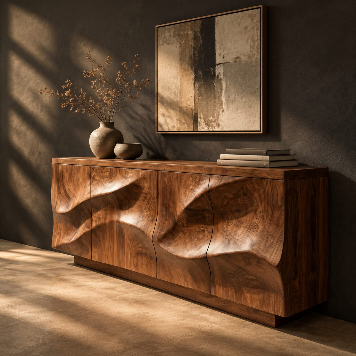 Natural wood grain detail