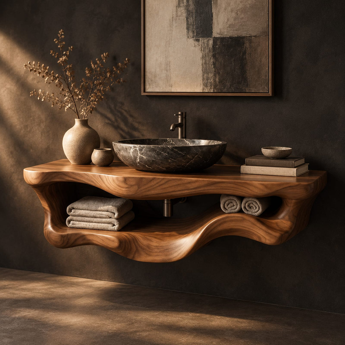 Natural wood grain detail