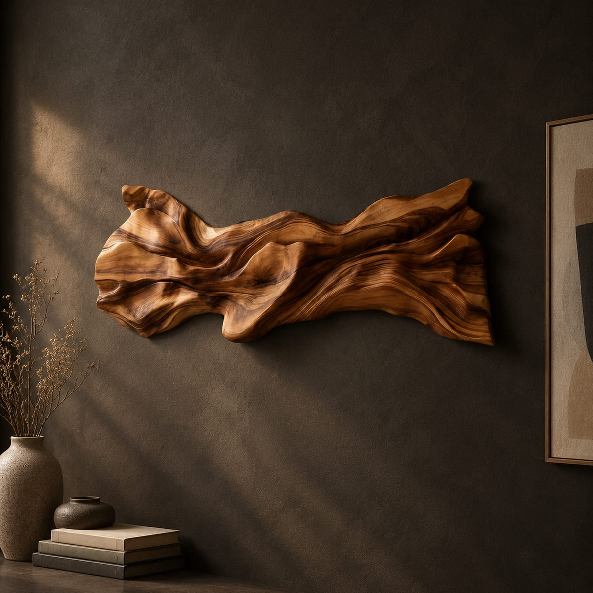 Natural wood grain detail