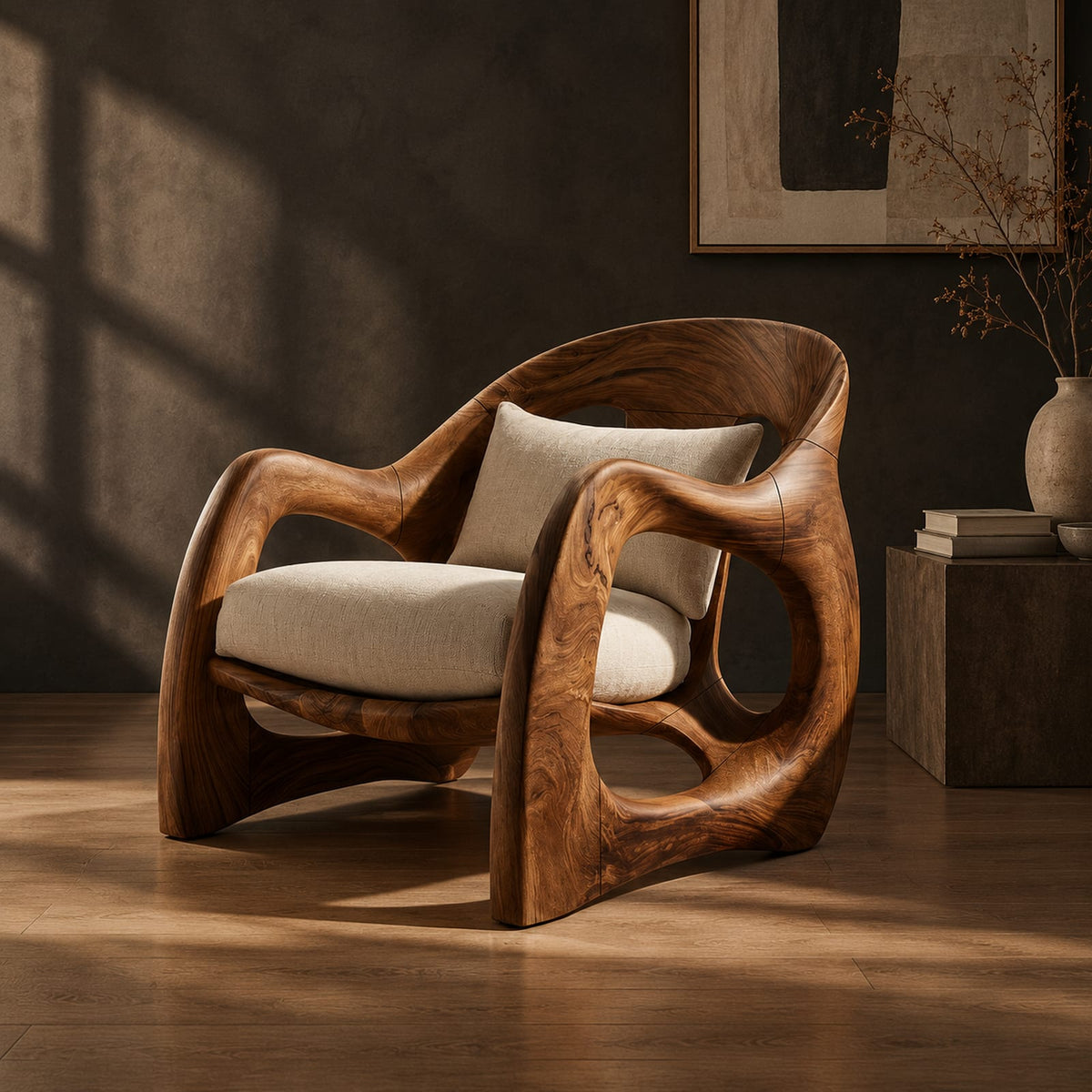 Natural wood grain detail