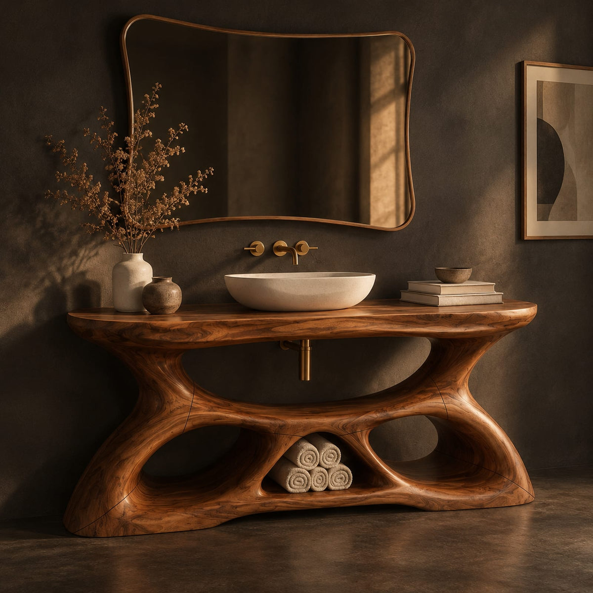 Natural wood grain detail