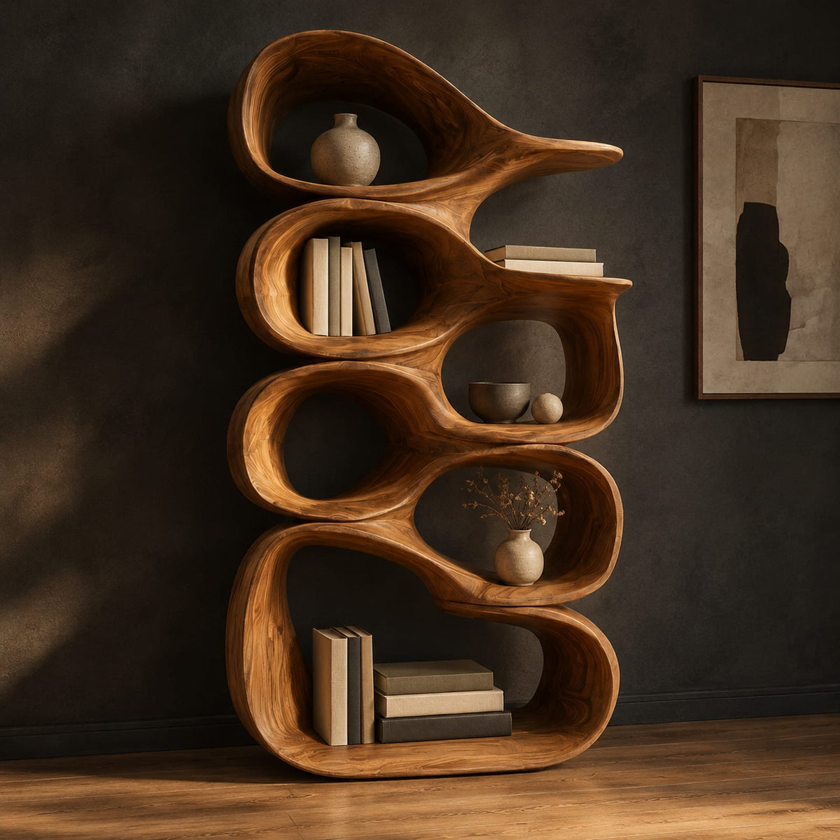Natural wood grain detail