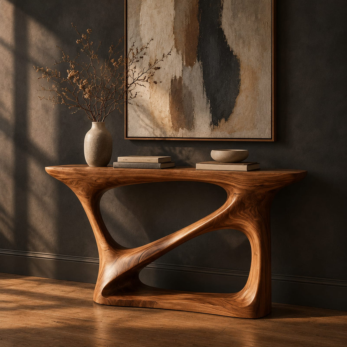 Natural wood grain detail